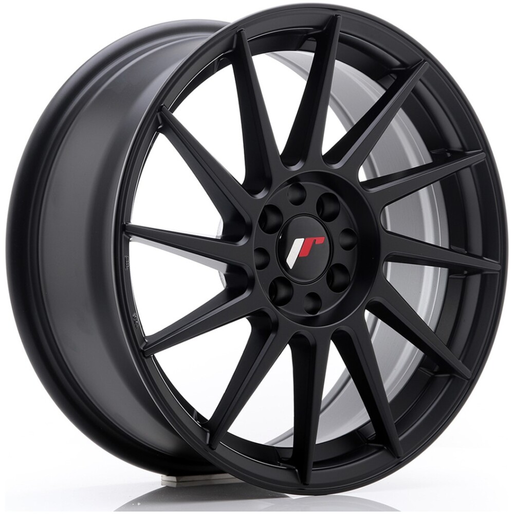 JR Wheels JR22 17x7 ET35 4x100/114 Matt Black