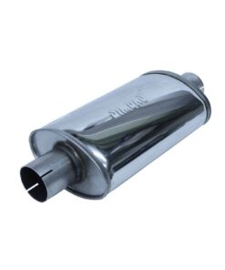 Simons Super silenziatore di scarico imb. 63,5mm - diam. 185x115mm - lungh. 320mm - ovale