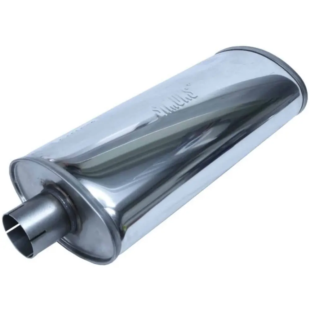 Simons Heavy silenziatore di scarico imb. 63,5mm - diam. 220x140mm - lungh. 500mm - ovale