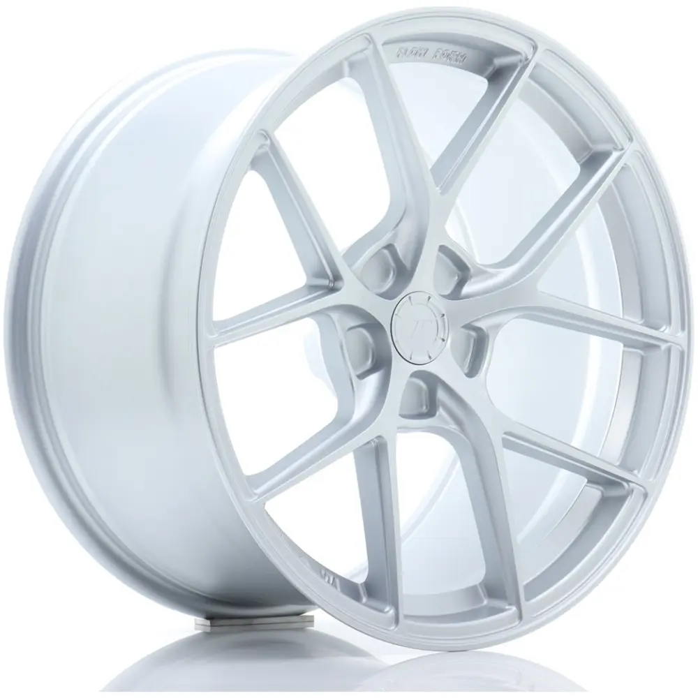 JR Wheels SL01 19x10 ET20-40 5H BLANK Matt Silver