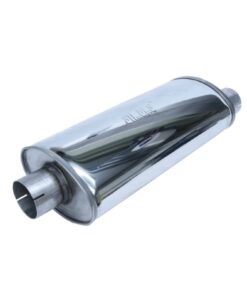 Simons Turbo silenziatore di scarico imb. 76mm - diam. 220x140mm - lungh. 500mm - ovale