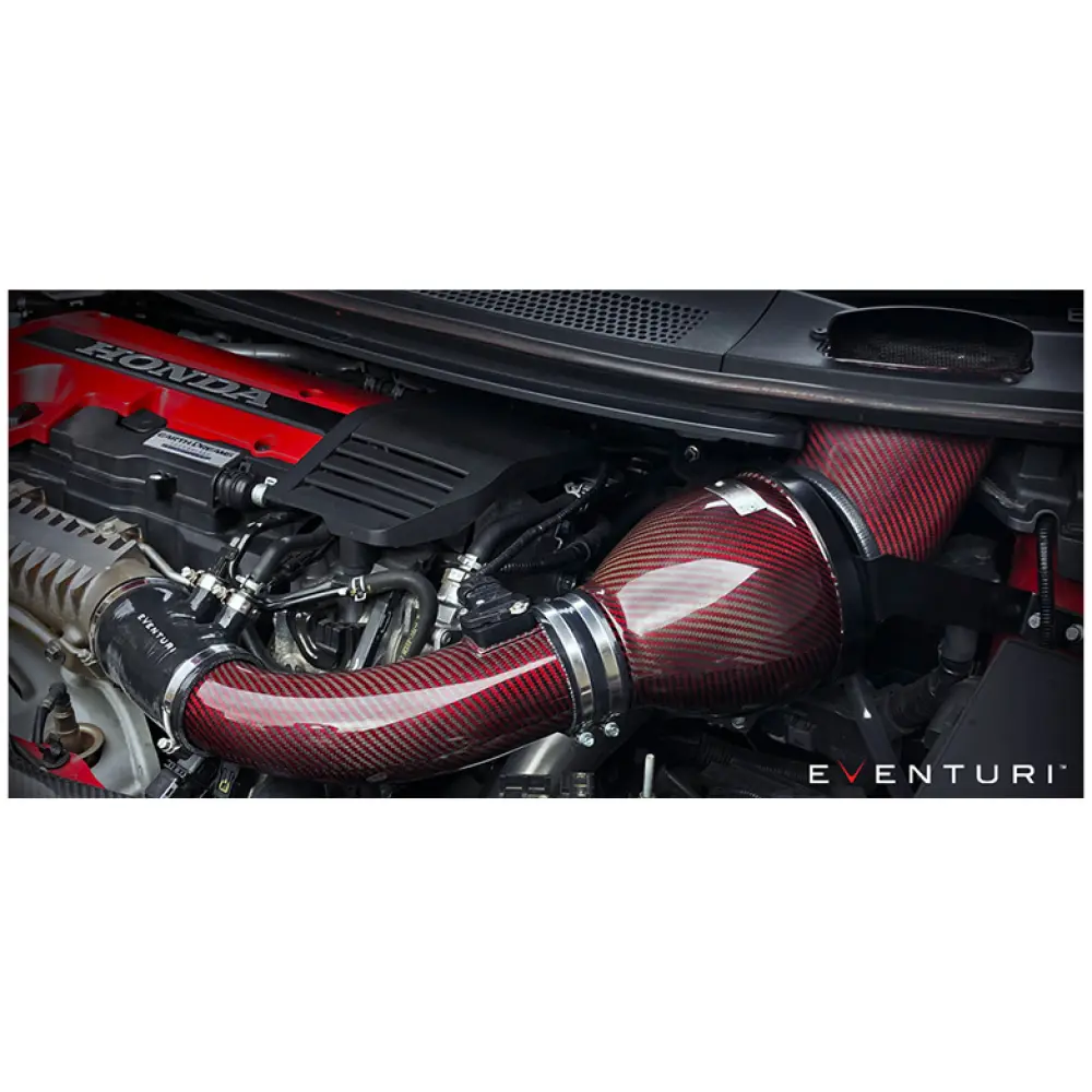Eventuri HONDA CIVIC FK2 TYPE R aspirazione in carbonio V2 con tubo maggiorato - immagine 4