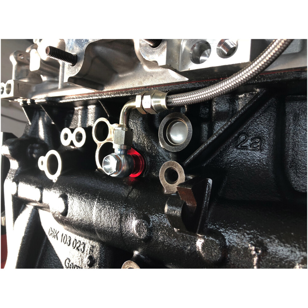 Bar-Tek raccordo flangia ingresso olio per tubo Dash 10 motori VAG TSI 3 Bar-Tek raccordo flangia ingresso olio per tubo Dash 10 motori VAG TSI - immagine 3