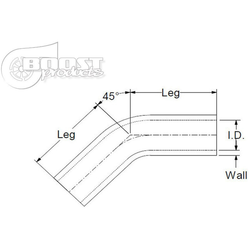Tubo manicotto in silicone curva 45° - immagine 5
