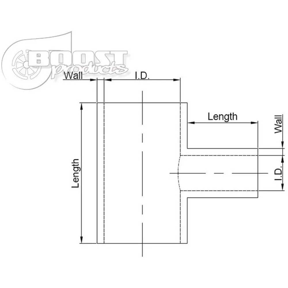 Tubo manicotto in silicone a T - immagine 4