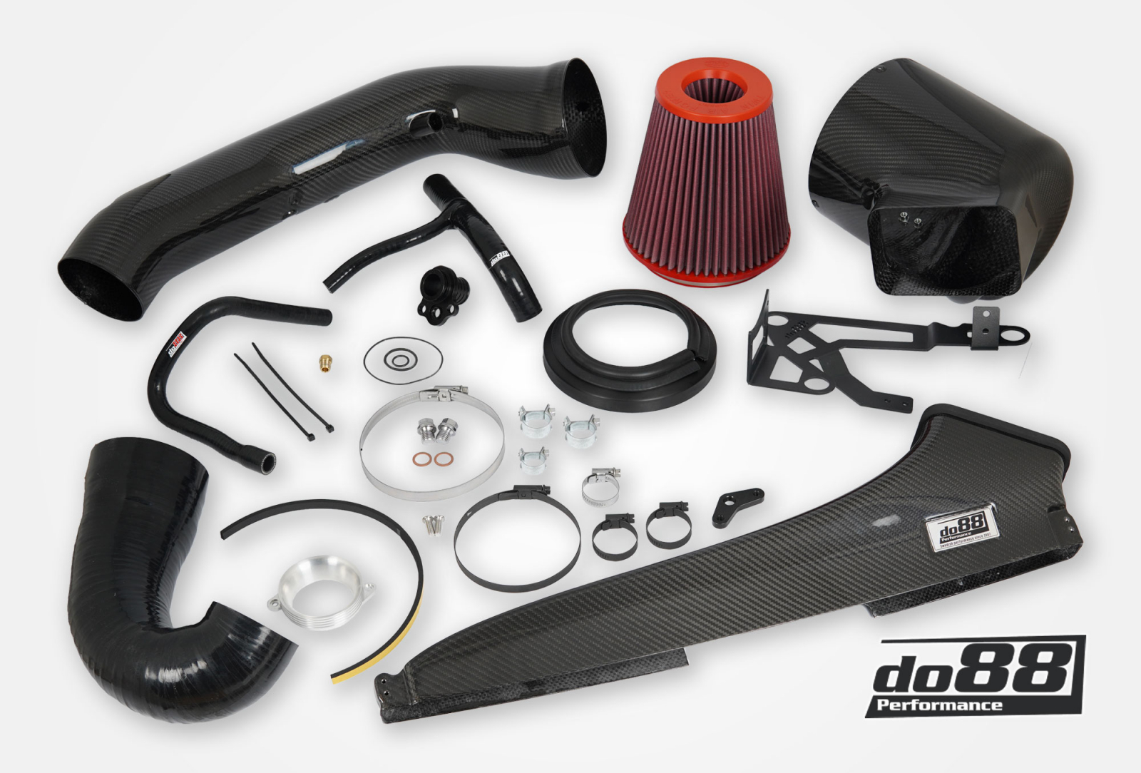 DO88 Audi RS3 (8V) / TT RS (8S) Sistema di aspirazione chiuso BeastFlow + tubo di aspirazione TTE 6 700