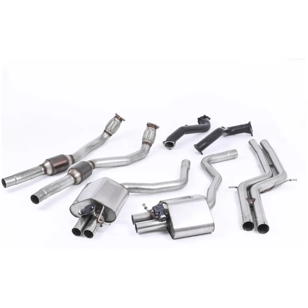 Milltek Sistema completo Audi RS7 C7 Sportback 4.0 V8 TFSI biturbo inc Performance Edition 2013-2018 SSXAU595