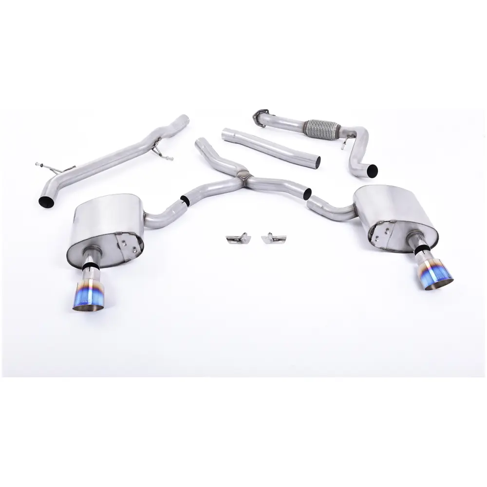 Milltek Cat-back (da dopo il catalizzatore) Audi A4 2.0 TFSI B9 Quattro berlina e Avant (modelli non OPF/GPF, compresi i modelli mild hybrid e senza barre di rinforzo) 2016-2025 SSXAU618