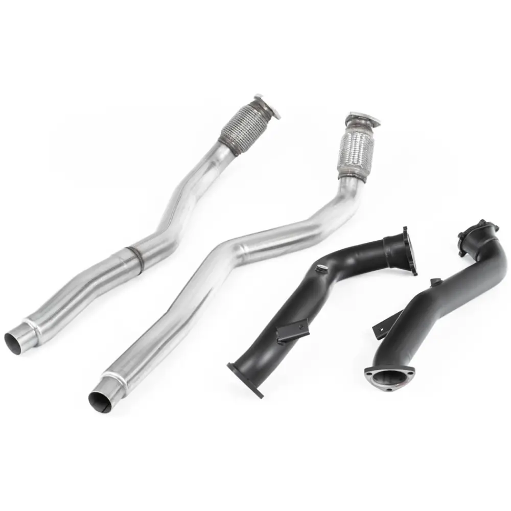 Milltek Downpipe maggiorato e tubi di bypass per Catalizzatori Audi S6 4.0 TFSI C7 quattro 2012-2018 SSXAU634