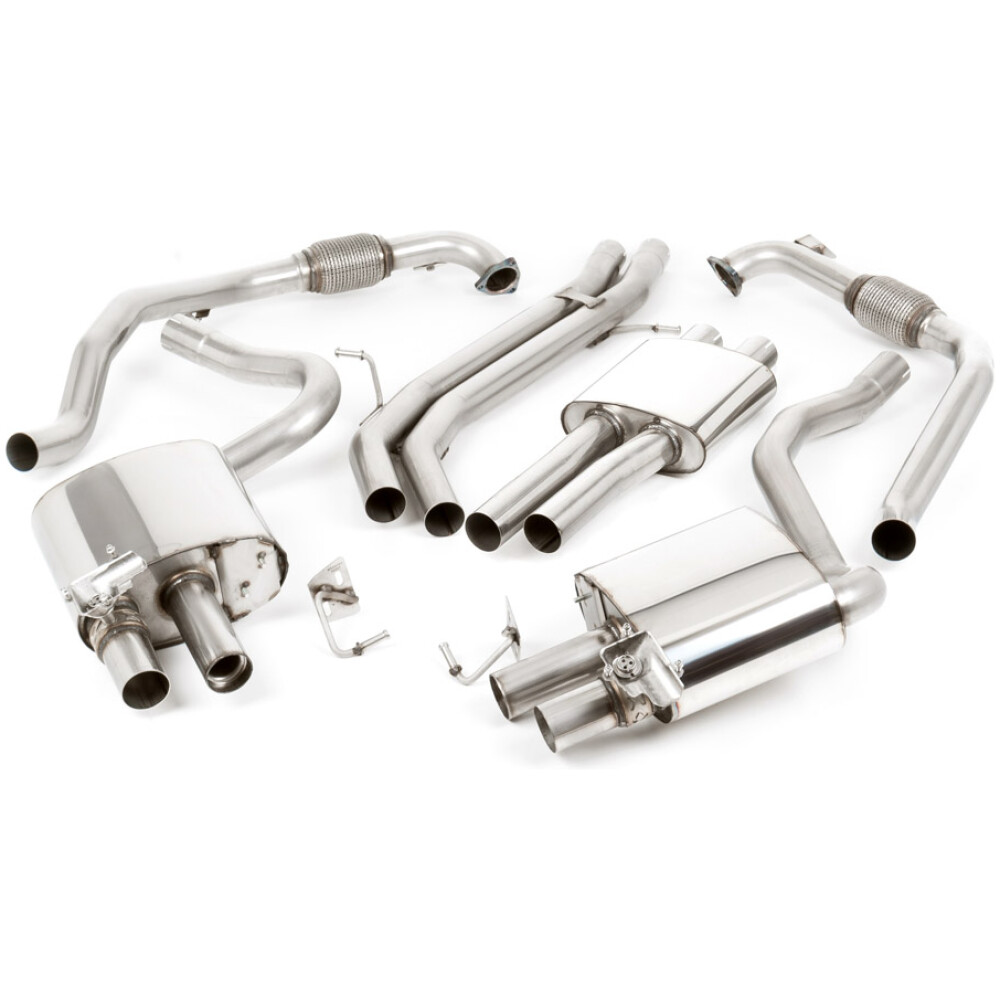 Milltek Cat-back (da dopo il catalizzatore) Audi S4 3.0 Turbo V6 B9 - Berlina/Sedan e Avant (modelli non Sport Diff) - Solo auto con guida a sinistra 2016-2025 SSXAU643