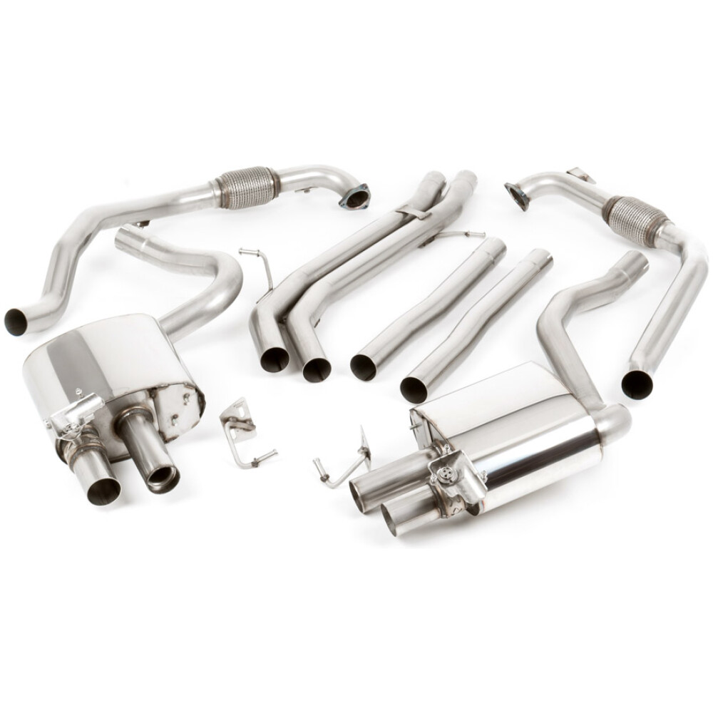 Milltek Cat-back (da dopo il catalizzatore) Audi S4 3.0 Turbo V6 B9 - Berlina/Sedan e Avant (modelli non Sport Diff) - Solo auto con guida a sinistra 2016-2025 SSXAU724