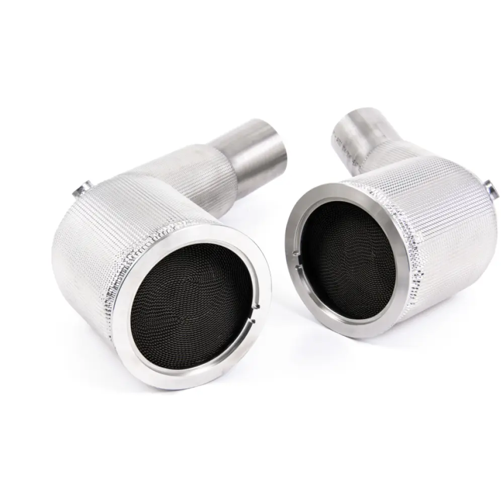 Milltek Downpipe maggiorato e Catalizzatori sportivi Hi-Flow Audi S8 D5 4.0 TFSI V8 Berlina (Modelli OPF/GPF UK/Euro) 2020-2025 SSXAU868