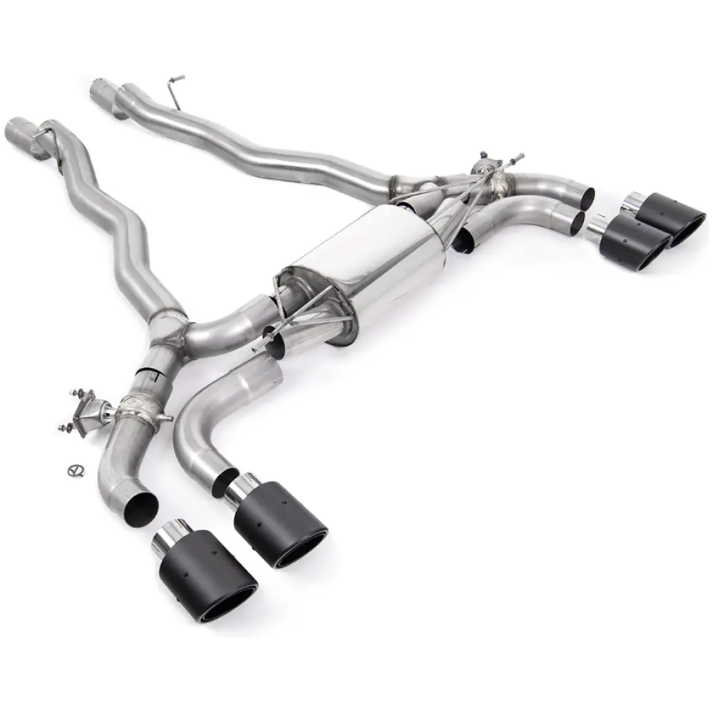 Milltek Axle back BMW Serie 5 M5 e M5 Competition 4.4l Twin Turbo F90 (auto non OPF/GPF) 2018-2020 SSXBM1178