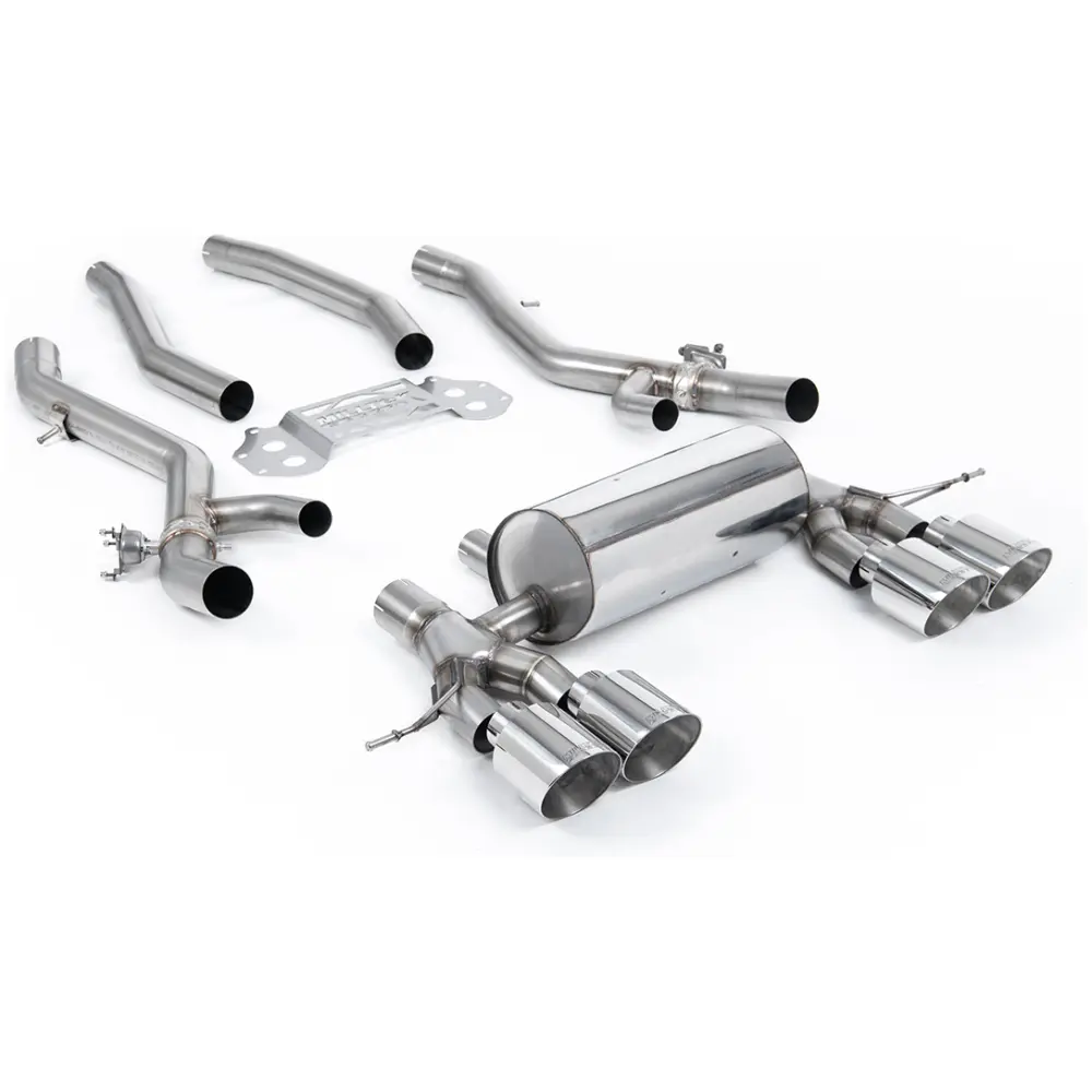 Milltek Cat-back (da dopo il catalizzatore) secondario BMW Serie 3 G80 M3 e M3 Competition S58 3.0 Turbo (solo auto non OPF/GPF del Nord America / ROW) 2021-2025 SSXBM1317