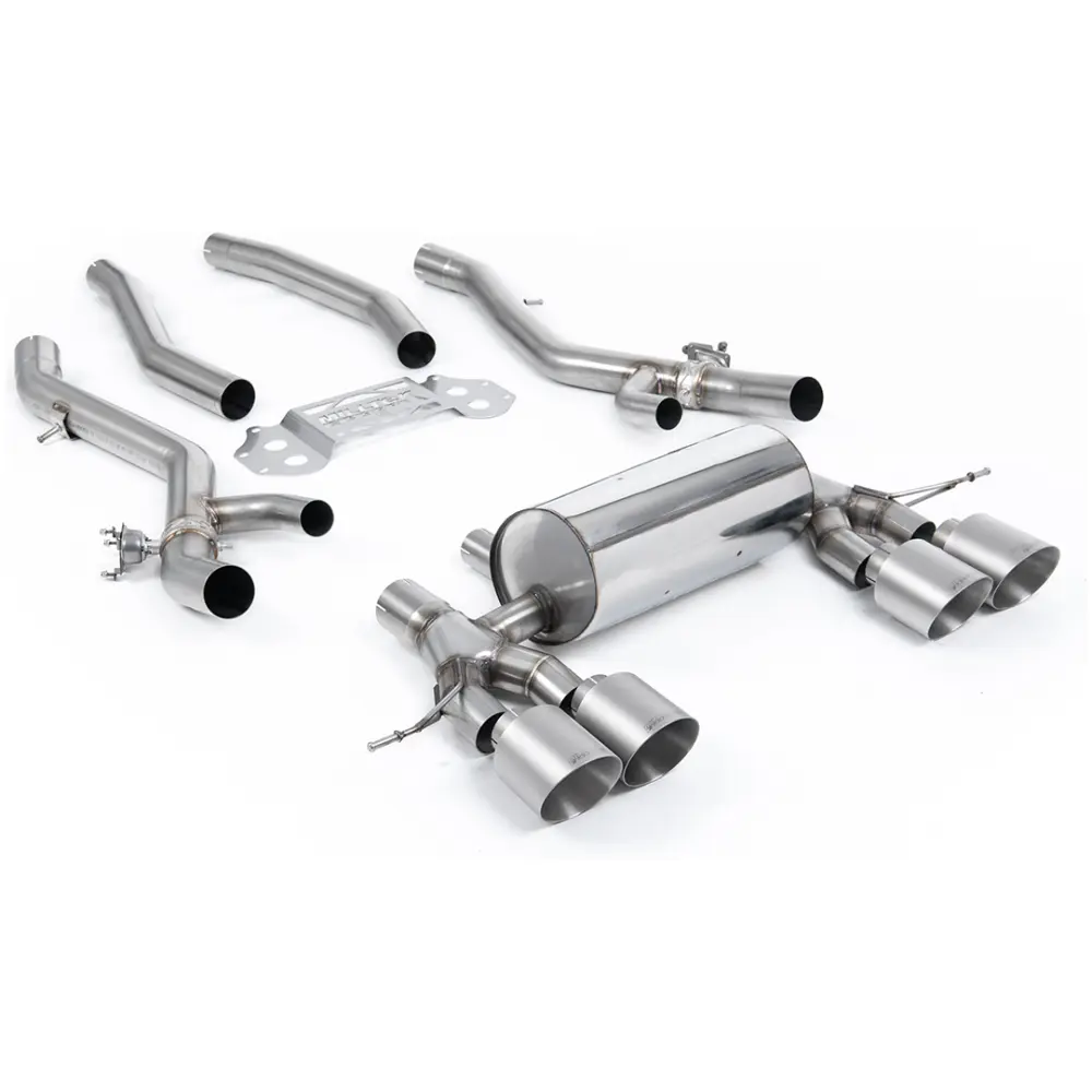 Milltek Cat-back (da dopo il catalizzatore) secondario BMW Serie 3 G80 M3 e M3 Competition S58 3.0 Turbo (solo auto non OPF/GPF del Nord America / ROW) 2021-2025 SSXBM1319