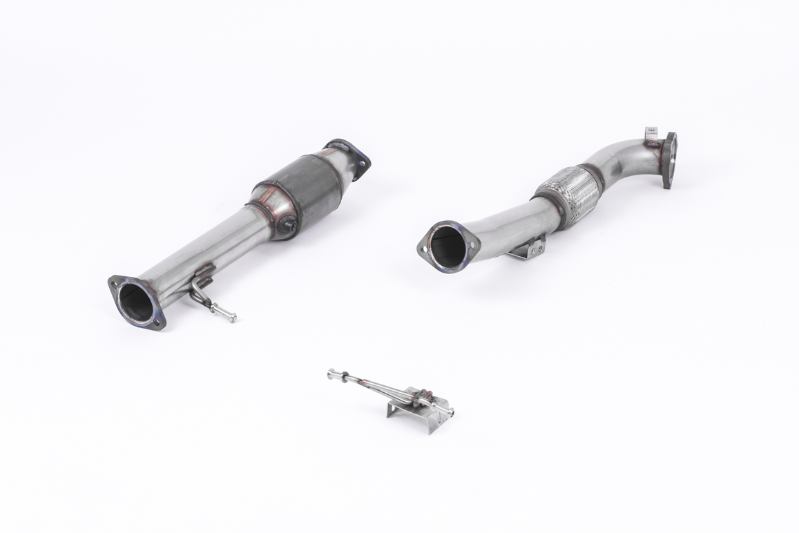 Milltek Downpipe maggiorato e catalizzatore sportivo Hi-Flow Ford Focus Mk2 ST 225 2005-2010 SSXFD164