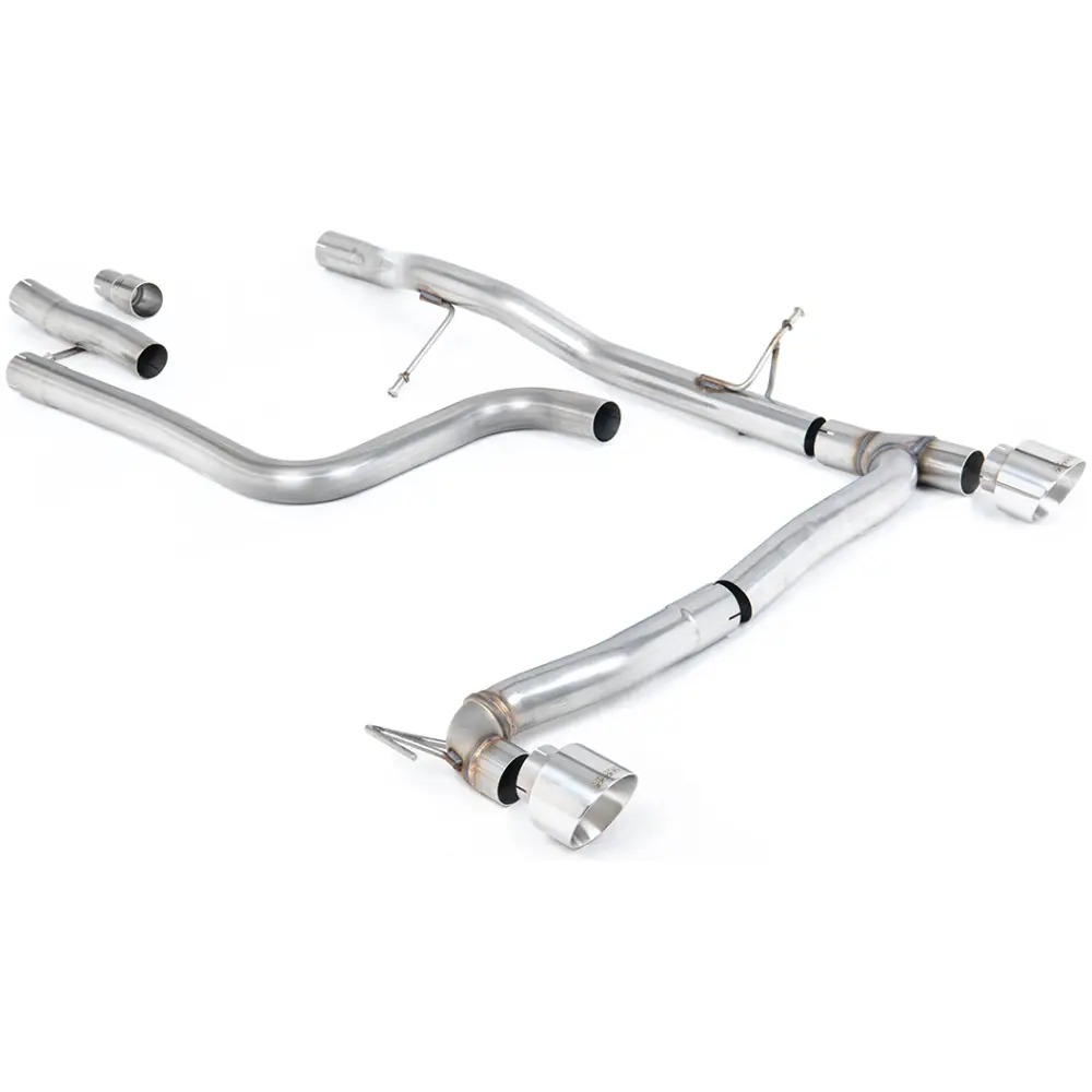 Milltek DPF back (da dopo il FAP/OPF) Ford Fiesta Mk8 1.0T EcoBoost ST-Line 3 e 5 porte (solo modelli 155ps Hybrid OPF/GPF) - Kit doppia uscita Maxton Design 2020-2025 SSXFD405