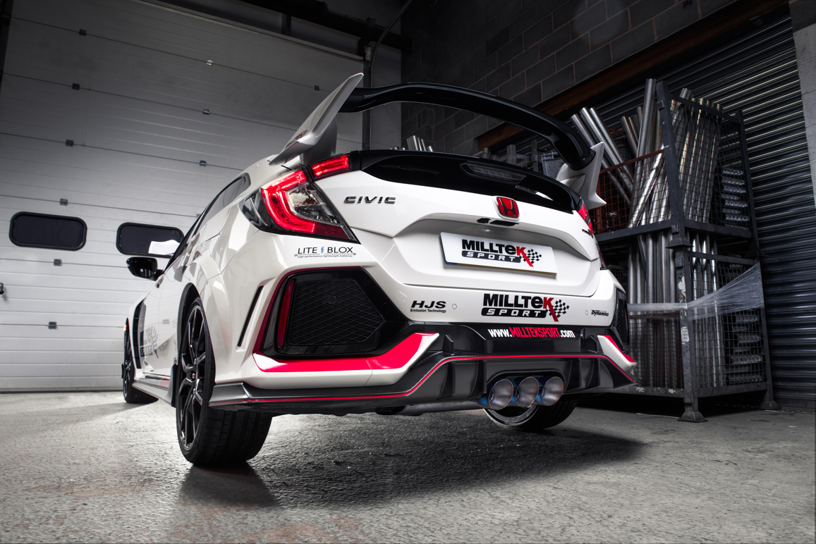 Milltek Cat-back (da dopo il catalizzatore) Honda / Acura Civic Tipo R FK8 2.0 i-VTEC (entrambi i modelli OPF/GPF e non OPF/GPF) 2017-2022 SSXHO246