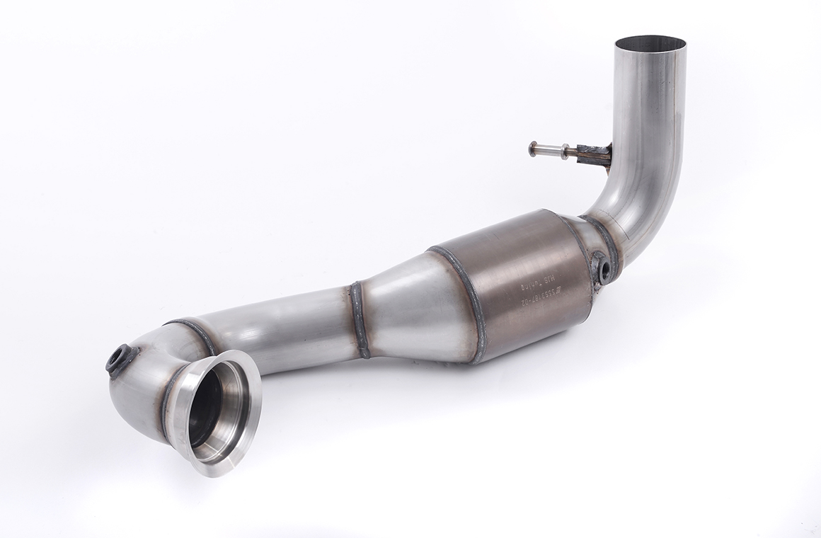Milltek Downpipe maggiorato e catalizzatore sportivo Hi-Flow Mercedes Classe CLA CLA45 AMG 2.0 Turbo 2013-2018 SSXMZ116
