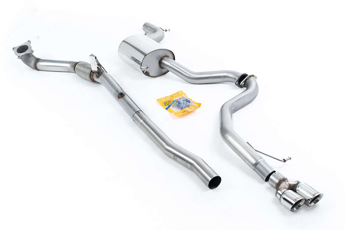 Milltek Turbo-back escluso Hi-Flow Sports Cat Volkswagen Jetta Mk6 GLI 2.0 TSI 2011-2014 SSXVW292