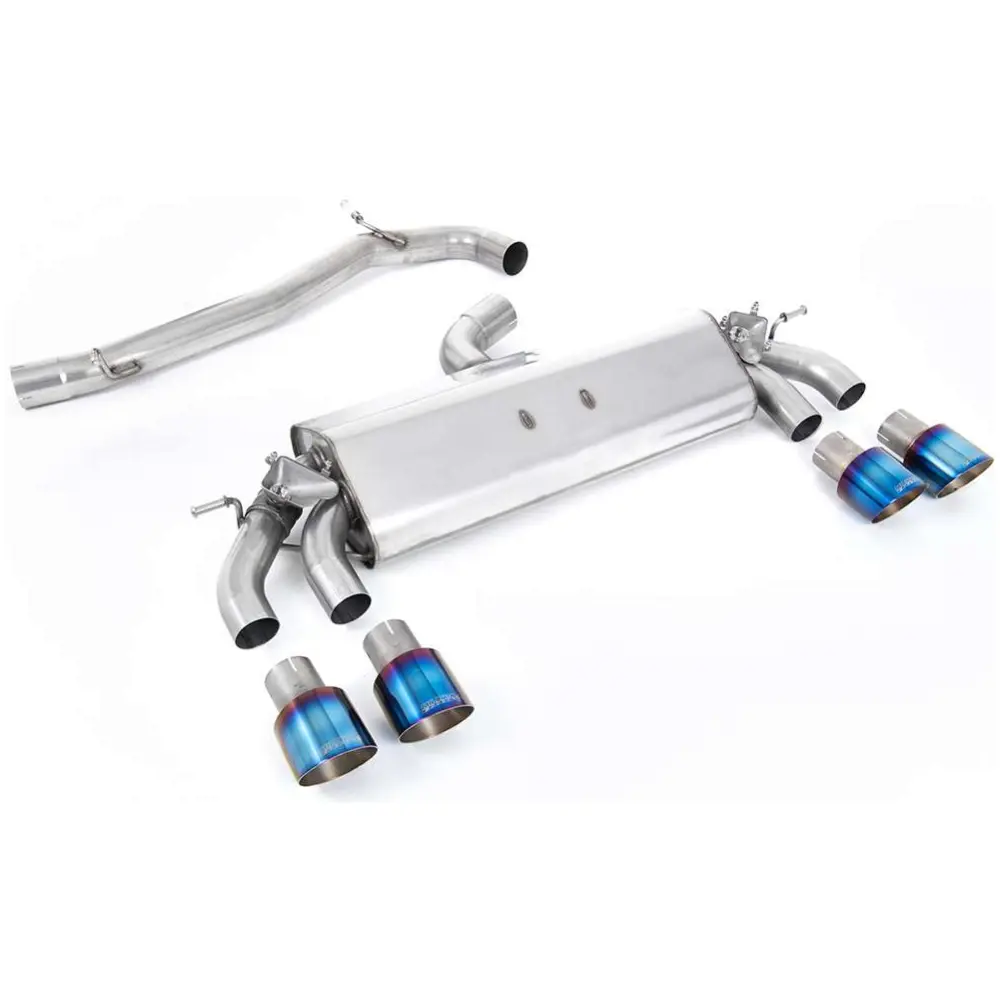 Milltek Cat-back (da dopo il catalizzatore) Volkswagen Golf Mk7.5 R 2.0 TSI 310 CV (solo modelli non equipaggiati con GPF) - Sistemi da 76 mm e omologati CE 2017-2021 SSXVW509