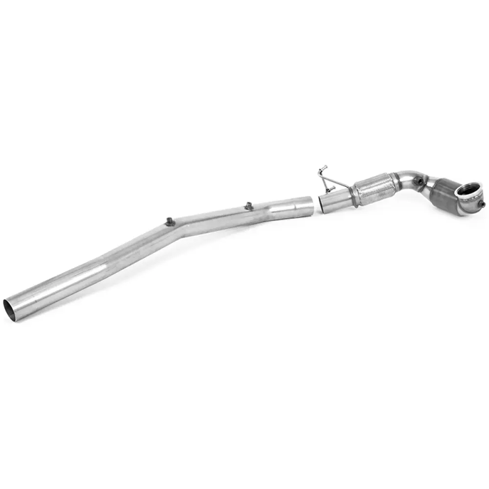 Milltek Downpipe maggiorato e catalizzatore sportivo Hi-Flow Volkswagen Golf Mk8 R 2.0 TSI 320 CV (solo modelli dotati di GPF) 2021-2024 SSXVW635
