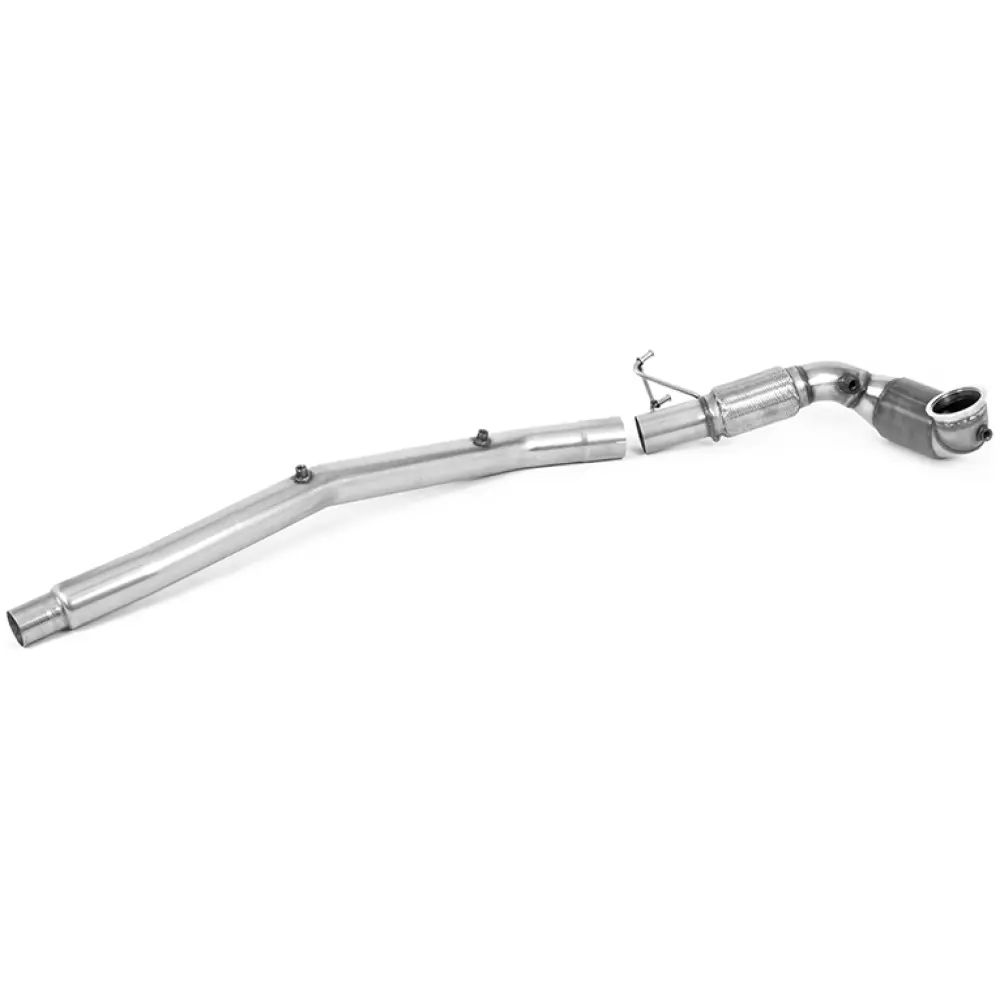 Milltek Downpipe maggiorato e catalizzatore sportivo Hi-Flow Volkswagen Golf Mk8 R 2.0 TSI 320 CV (solo modelli dotati di GPF) 2021-2024 SSXVW636
