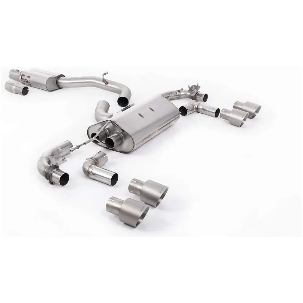 Milltek Cat-back (da dopo il catalizzatore) Volkswagen Golf Mk7.5 R 2.0 TSI 310 CV (solo modelli non equipaggiati con GPF) - Sistemi Race da 80 mm 2017-2021 SSXVW653