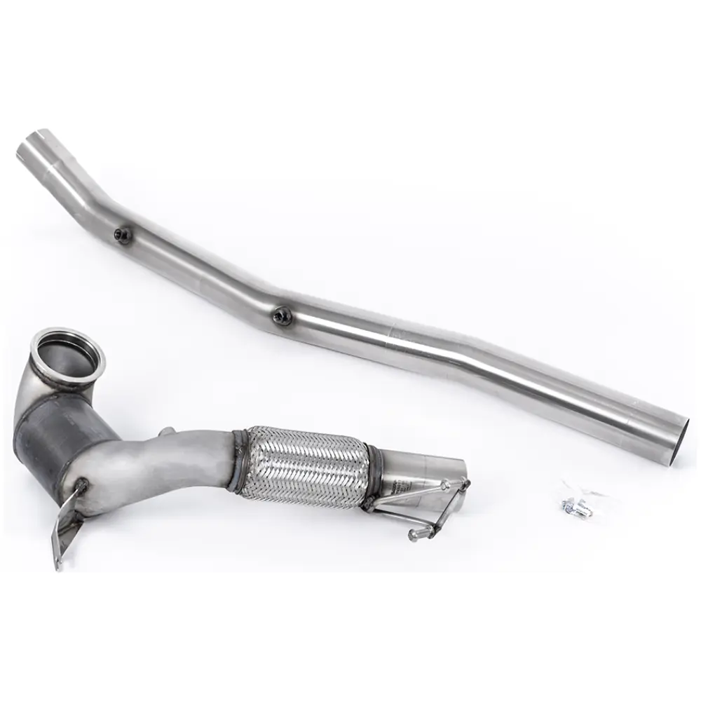 Milltek Downpipe maggiorato e catalizzatore sportivo Hi-Flow Volkswagen Golf Mk8 R 2.0 TSI 320 CV (solo modelli non GPF / Nord America) 2022-2024 SSXVW674