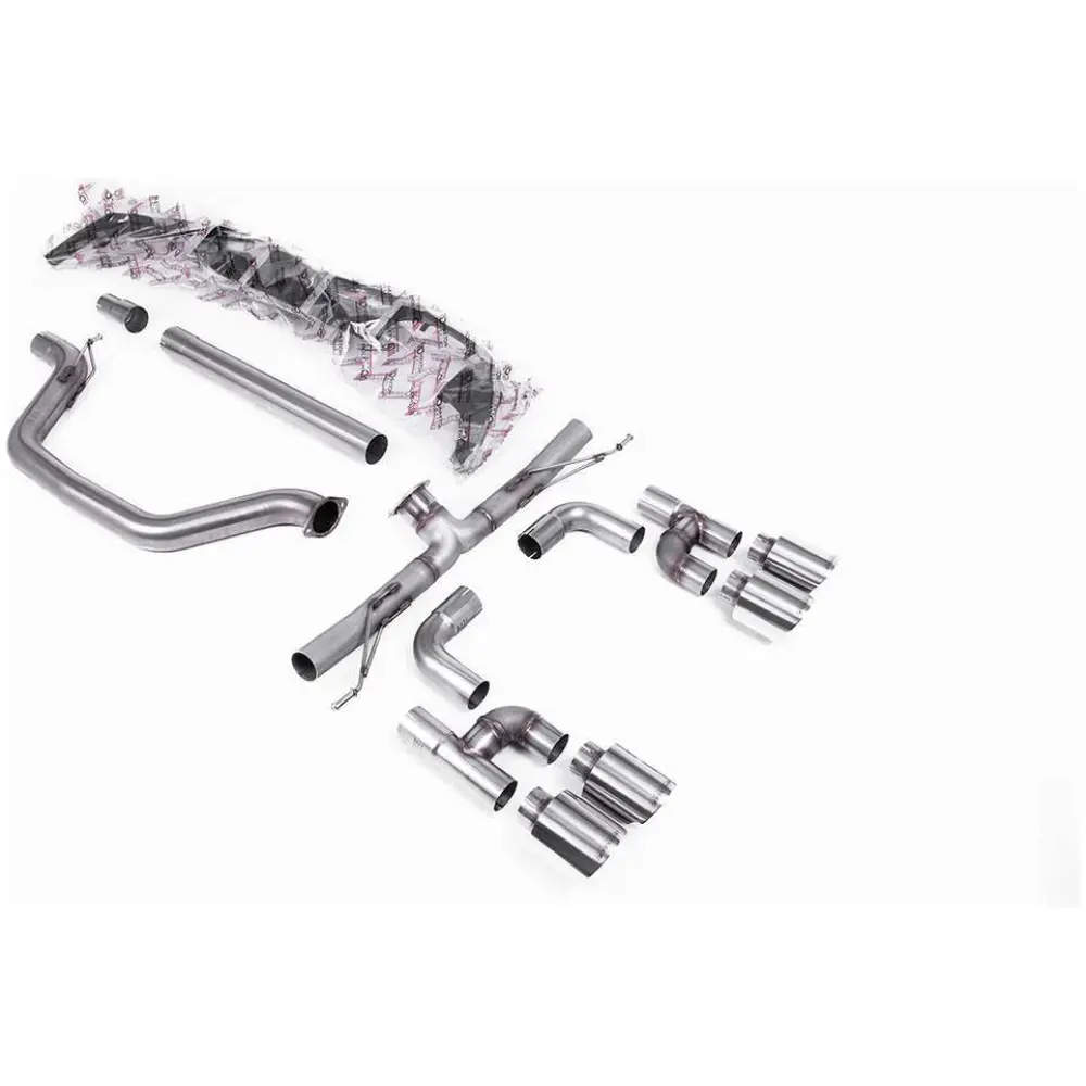 Milltek Cat-back (da dopo il catalizzatore) Volkswagen Golf Mk8 GTi (sistemi a quattro uscite stile Golf R - 245 cv non GPF / solo modelli nordamericani) 2021-2024 SSXVW692