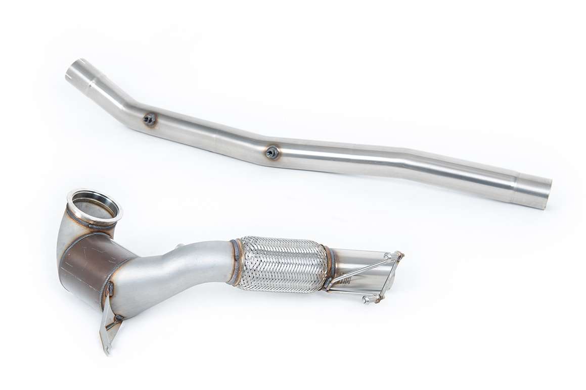 Milltek Downpipe maggiorato e catalizzatore sportivo Hi-Flow Volkswagen T-Roc R 2.0TSI 300 cv (Modelli MQB EVO con OPF/GPF) 2022-2025 SSXVW708