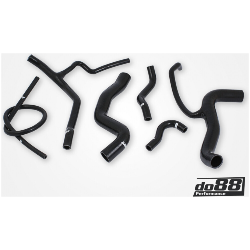 DO88 Volvo 740 780 960 Turbo 16V Tubi del liquido di raffreddamento Nero
