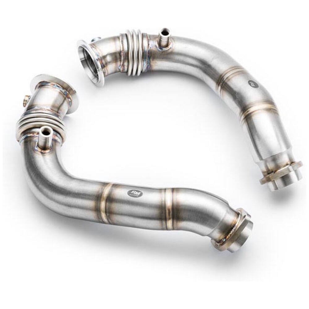 RM Motors Downpipe BMW E71, E72 X6 50ix, X6 M N63, S63 - immagine 2