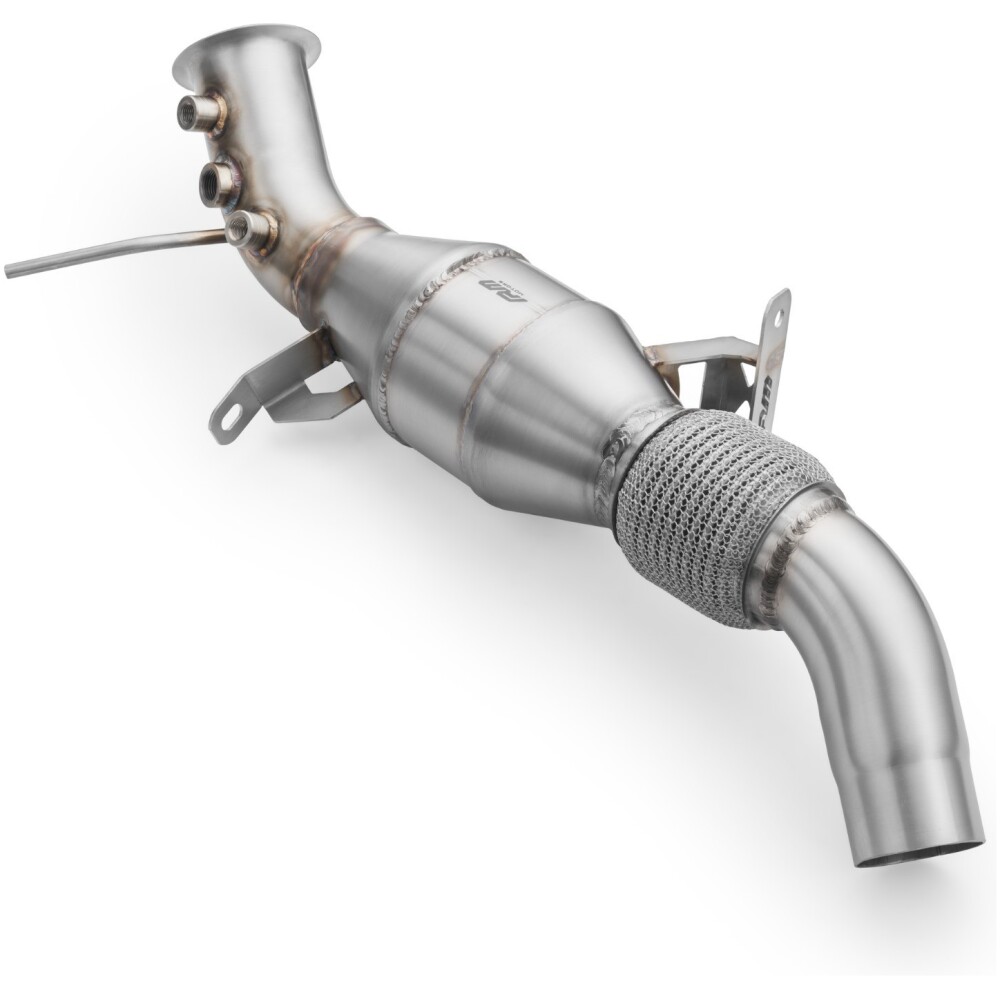 RM Motors Downpipe BMW F20, F21 114d, 116d, 118d/dx, 120d/dx, 125d N47N, N47S1 + silenziatore - immagine 2