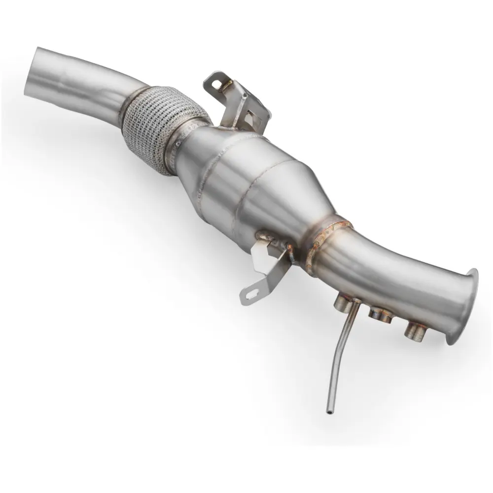 RM Motors Downpipe BMW F25 X3 18d, 20dx N47N, N47S1 + silenziatore - immagine 2