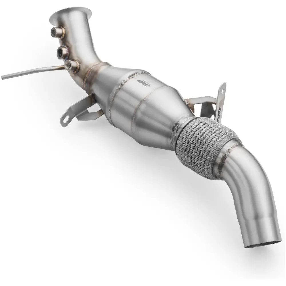RM Motors Downpipe BMW F32, F33, F36 418d, 420d/dx, 425d N47N, N47S1 + silenziatore - immagine 2