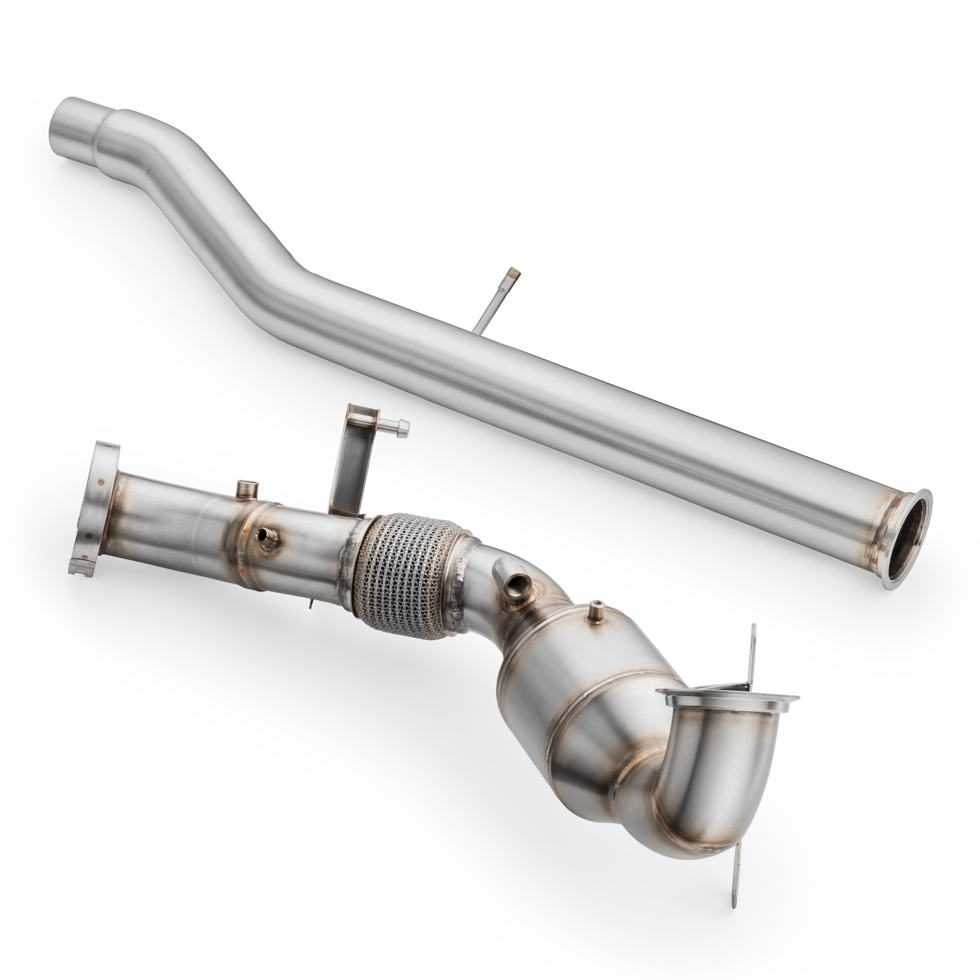 RM Motors Downpipe SEAT Ateca 2.0 TSI OPF/GPF con catalizzatore