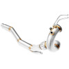RM Motors Downpipe SKODA Octavia Mk2 1.9 2.0 TDI 3 downpipe skoda octavia mk2 19 20 tdi 1