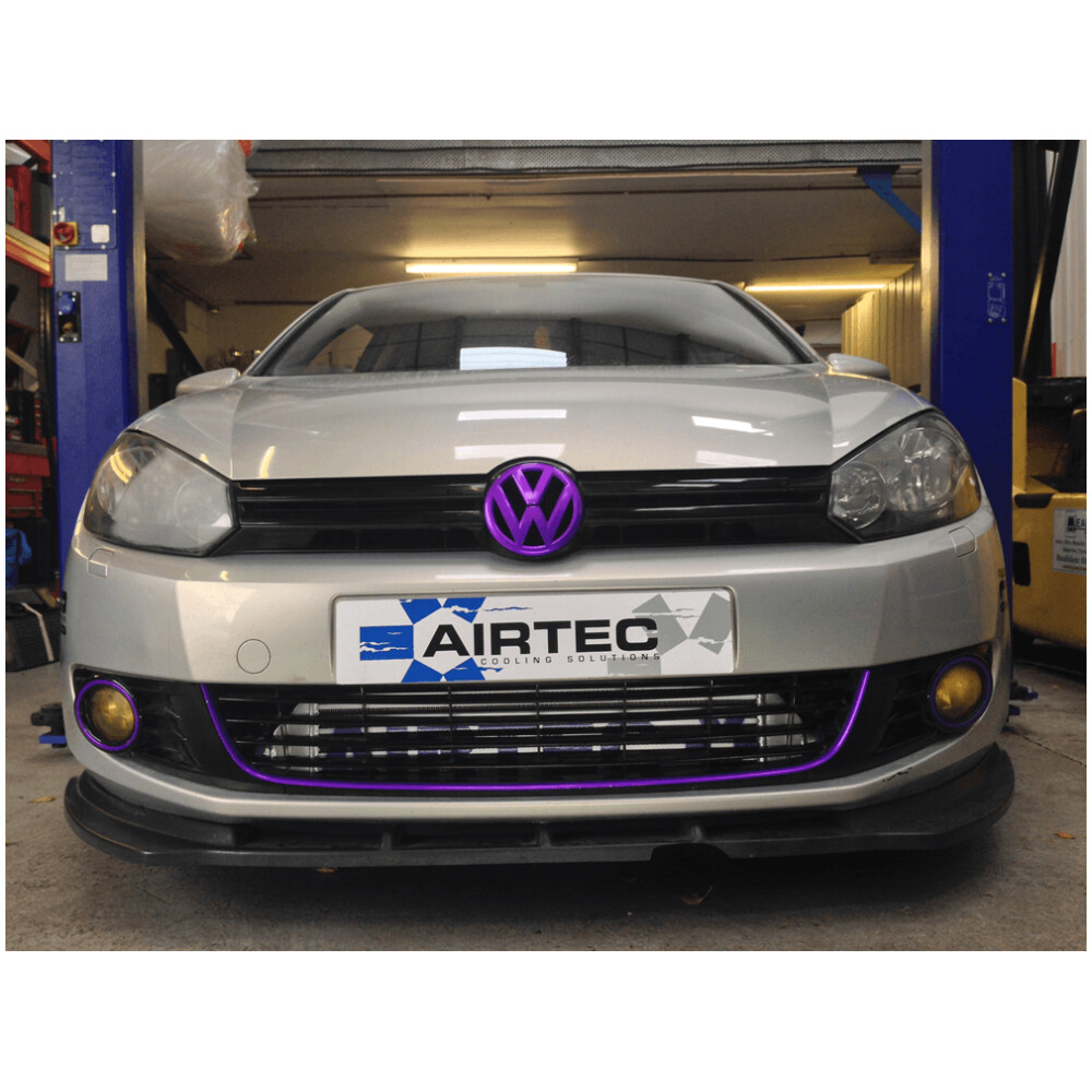 Airtec intercooler frontale maggiorato Volkswagen Golf Mk5/6 2.0 TDI diesel CR common rail - immagine 2