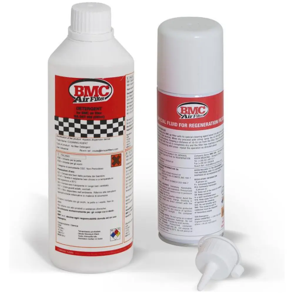 BMC kit di lavaggio completo detergente 500ml + spray 200ml WA200-500