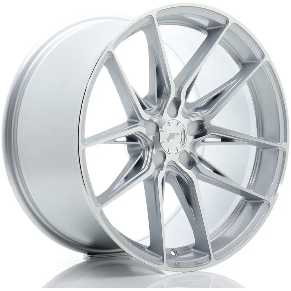 JR Wheels JR44 19x10 ET15-45 5H BLANK Silver w/ Machined Face