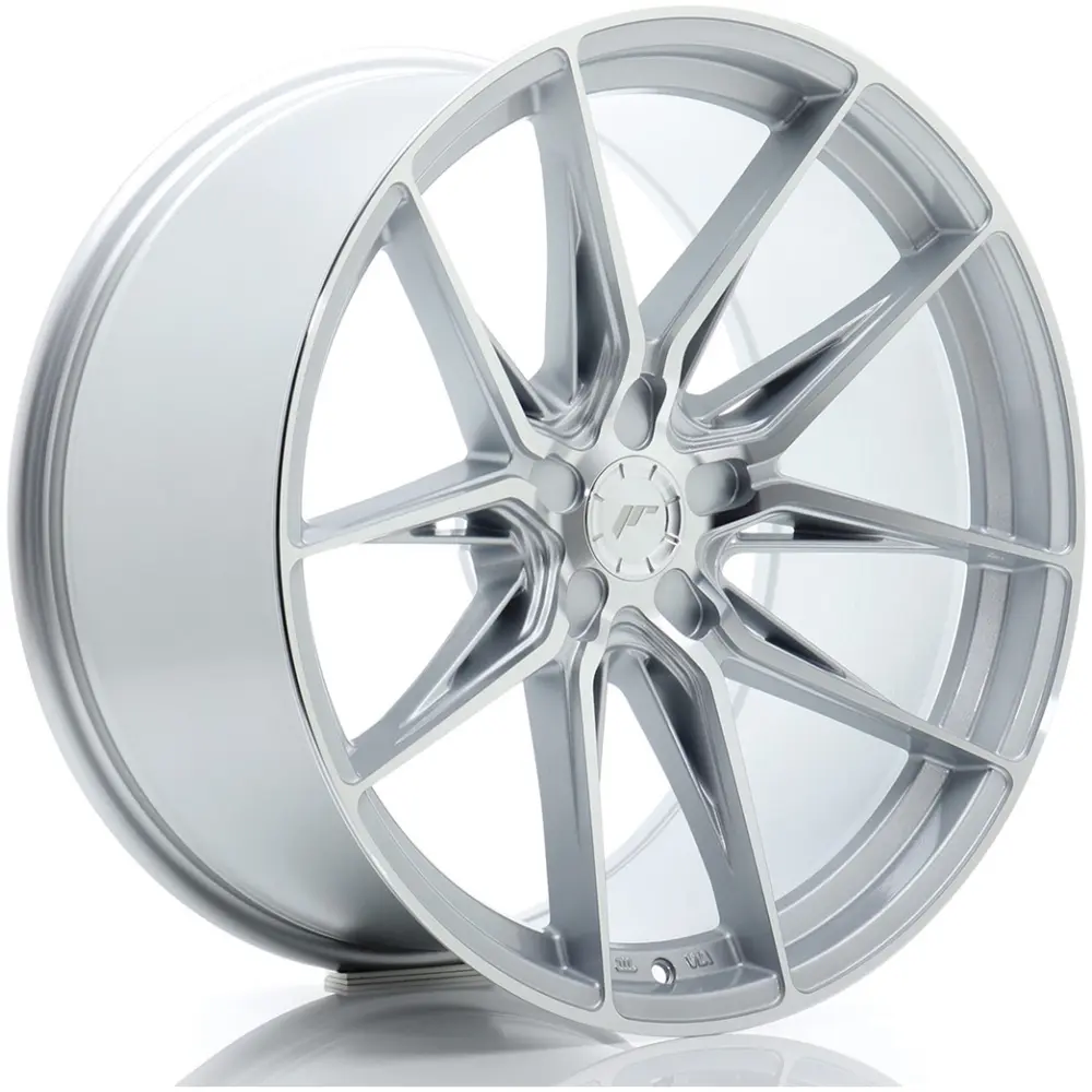 JR Wheels JR44 20x10 ET15-35 5H BLANK Silver w/ Machined Face