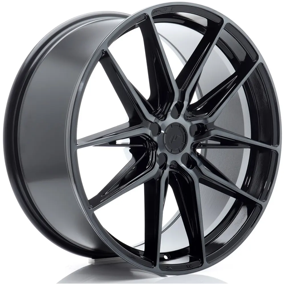 JR Wheels JR44 21x9 ET20-40 5H BLANK Black Machined w/ Tinted Face