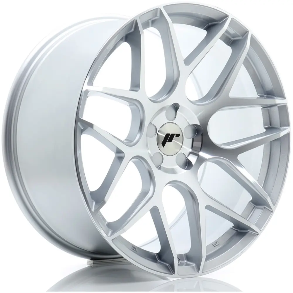 JR Wheels JR18 20x10 ET20-40 5H BLANK Silver Machined Face