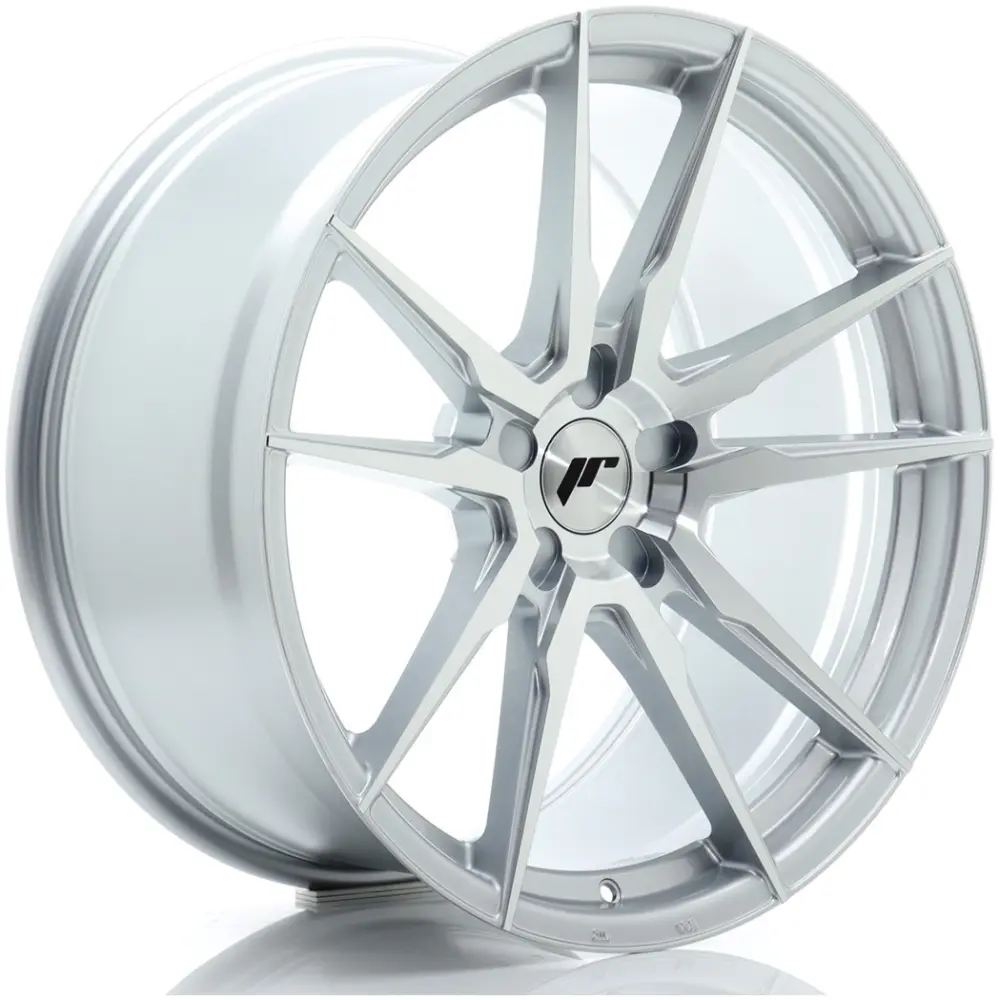 JR Wheels JR21 20x9 ET20-35 5H BLANK Silver Machined Face