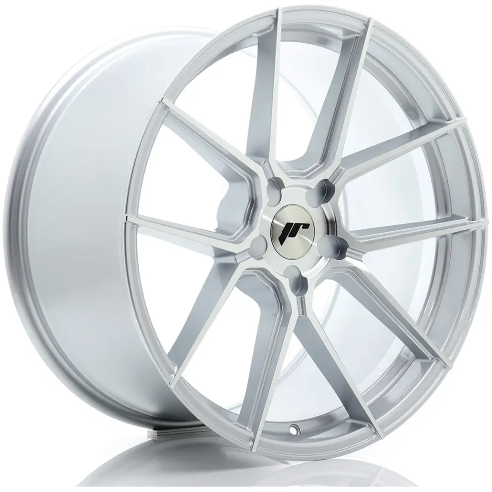 JR Wheels JR30 20x10 ET20-48 5H BLANK Silver Machined Face