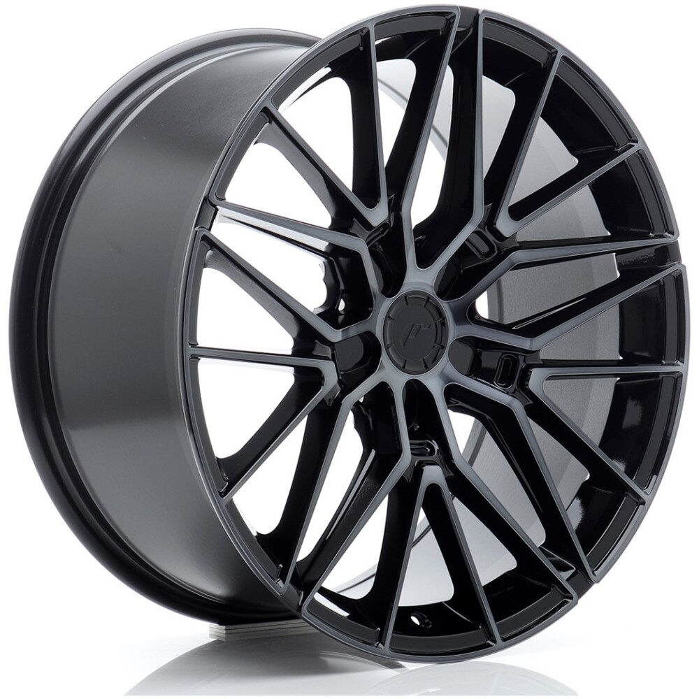 JR Wheels JR38 19x9 ET20-40 5H BLANK Black Machined w/ Tinted Face