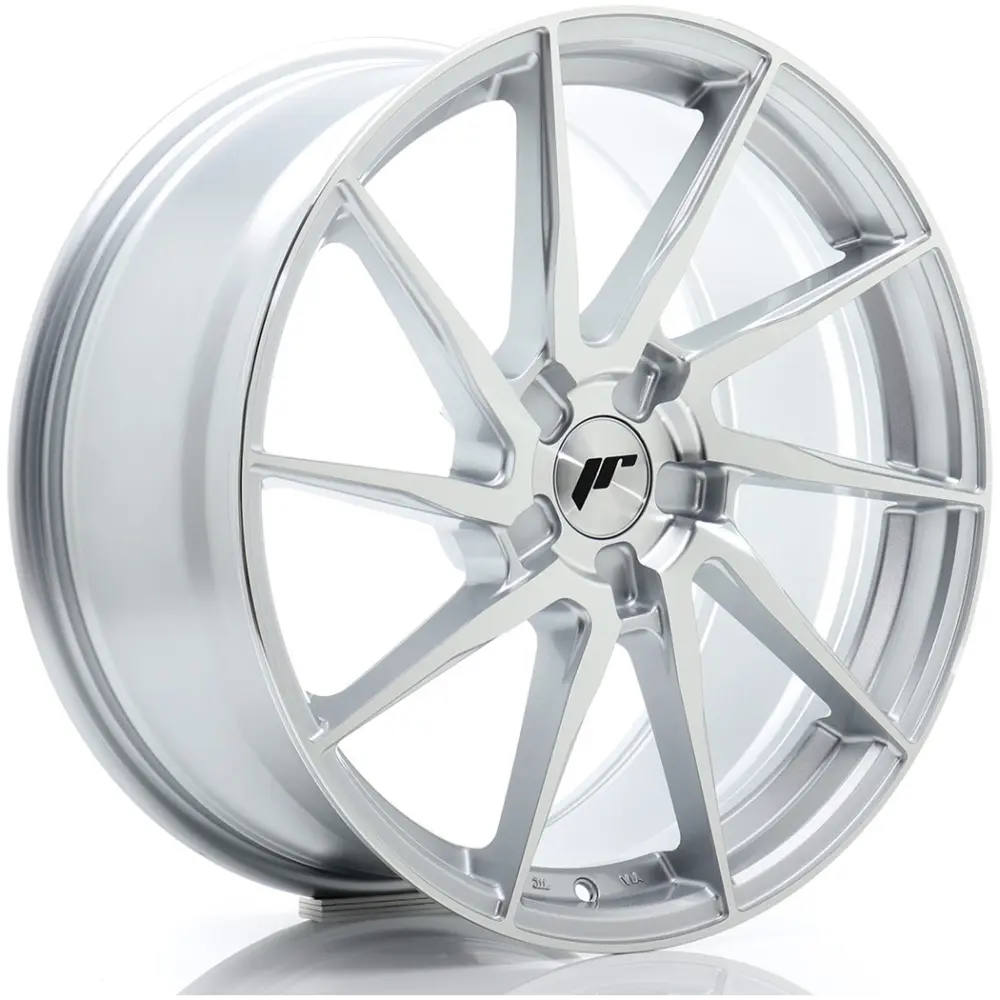 JR Wheels JR36 19x8 ET20-40 5H BLANK Silver Machined Face