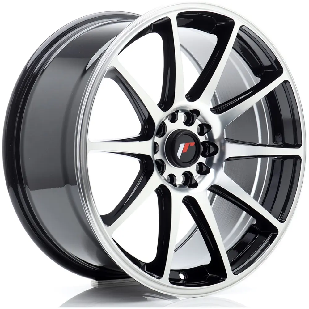 JR Wheels JR11 18x8,5 ET35 5x100/108 Black Machined Face