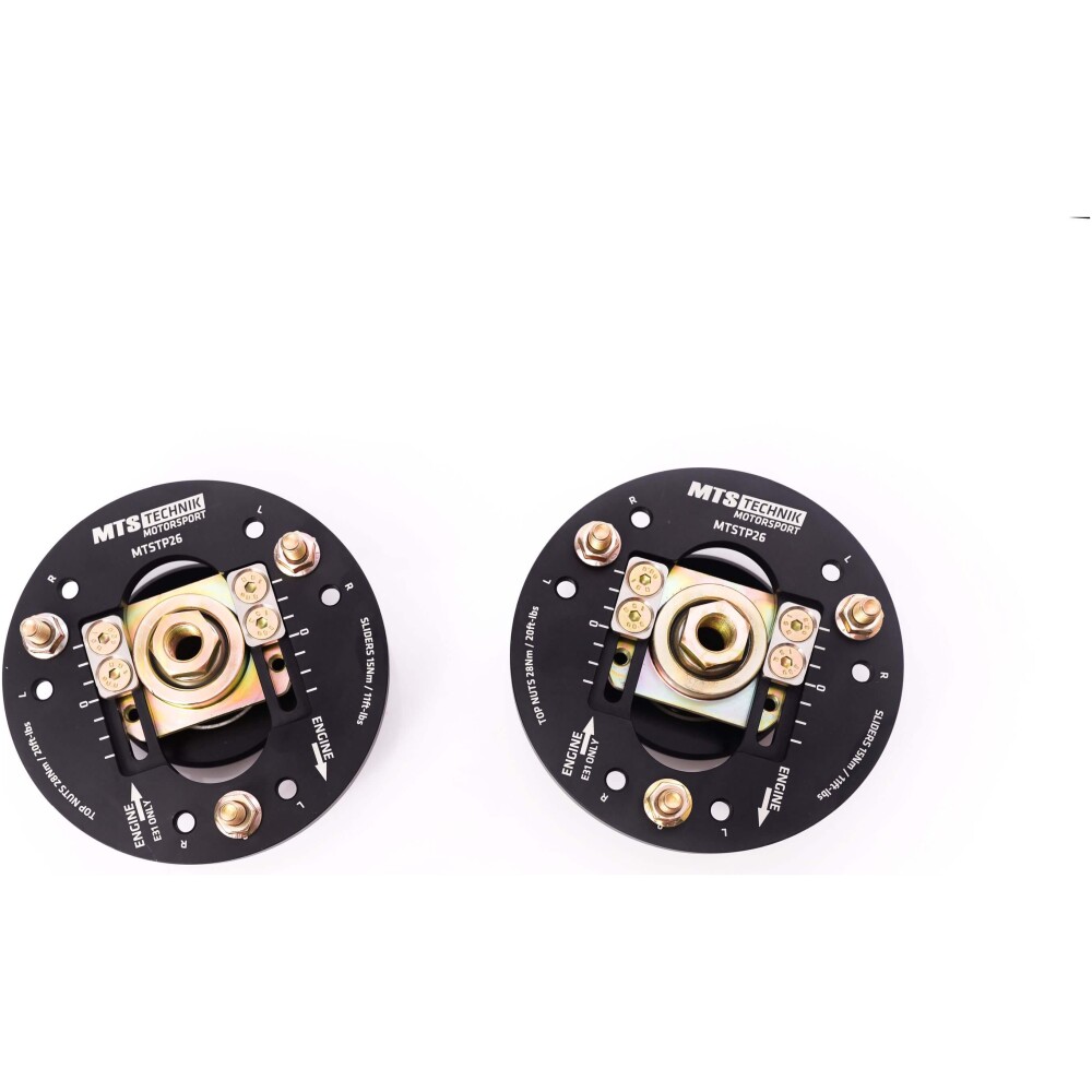 MTS piastre camber regolabili anteriori BMW 6 Convertible (E64) 03/04 - 12/10 630 i/635 d/645 Ci/650 i/M6